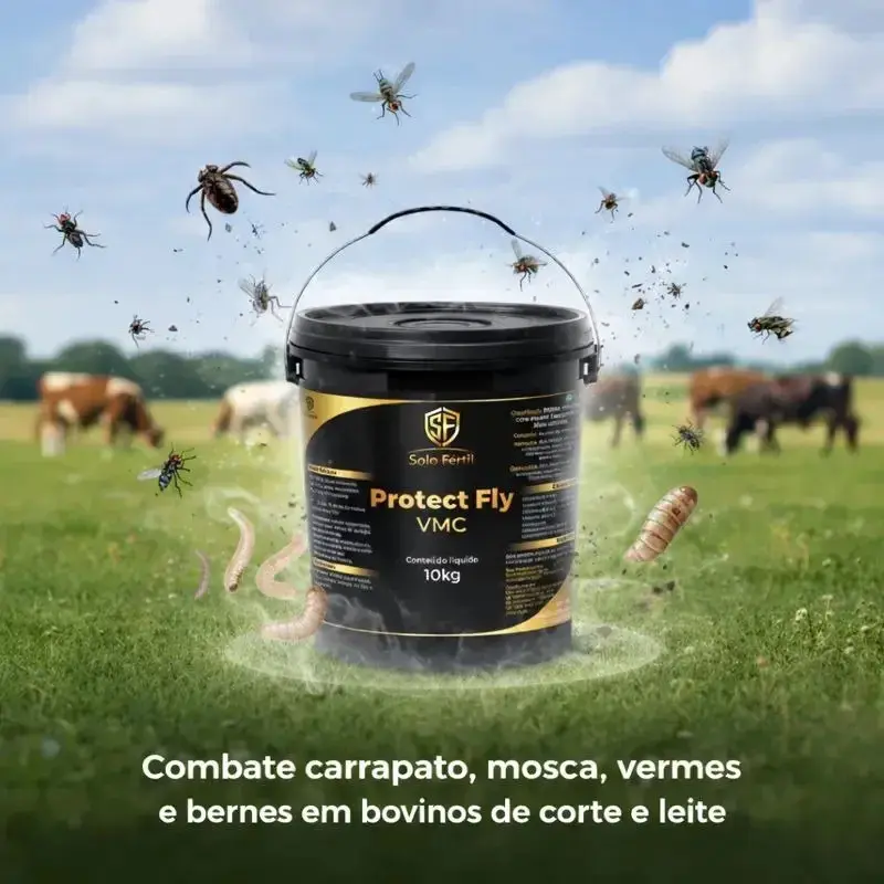Protect Fly Vermifugo Combate Carrapato Mosca Vermes 2kg thumbnail 5
