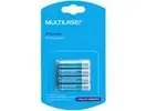 Pilha Recarregável AAA CB050 Multilaser 1000mAh - 4 Unidades - 1
