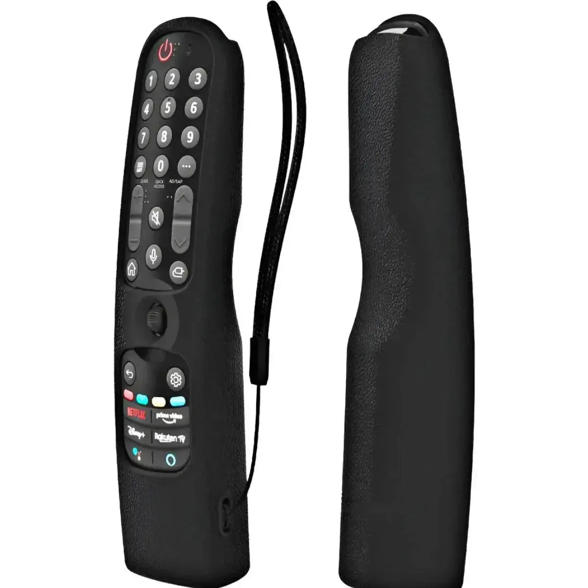 Capinha De Silicone Para Controle Remoto Tv LG Smart Magic Preto
