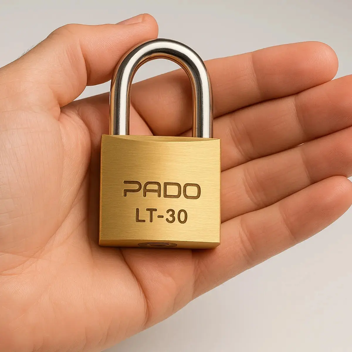 Cadeado Pado LT-50 Com Chave Dourado thumbnail 6