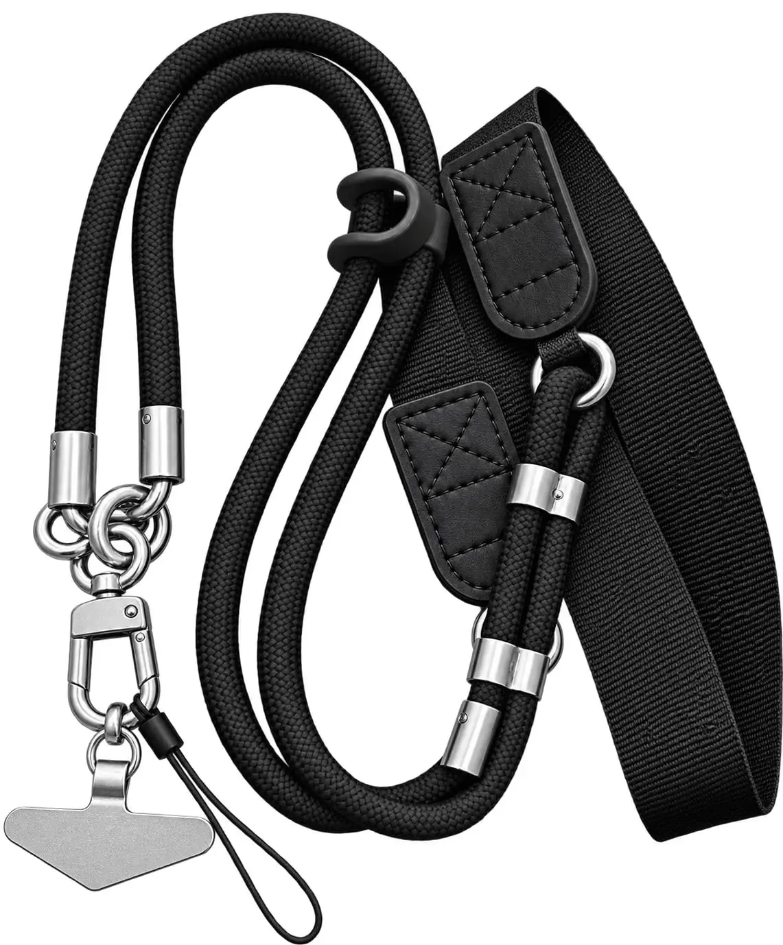 Cordão Universal para Celular com Alça Ajustável – Corda de Pescoço Crossbody Premium Antiqueda para Capas de Smartphone Bem reforçada