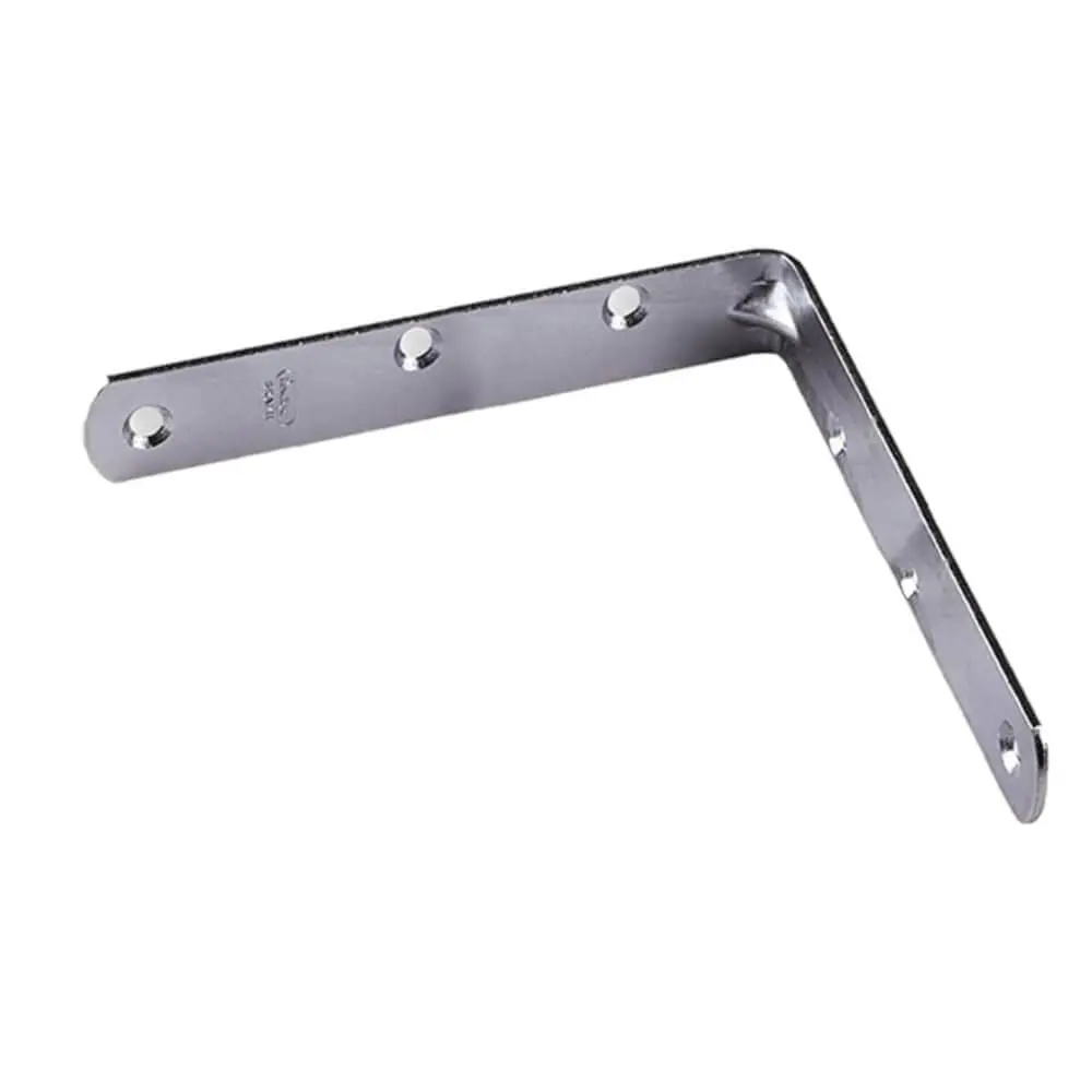 Bemfixa 6306 Cantoneira com Parafuso, Zincado, 80 mm, 4 unidades - 1