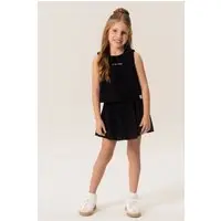 Infantil - Conjunto Menina Bugbee Blusa e Saia em Tecido