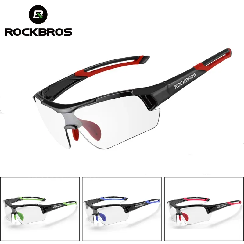 ROCKBROS Fotocromático Ciclismo Óculos, Bicicleta Esportes Ao Ar Livre Óculos De Sol, Descoloração Óculos, MTB Road Bike Goggles, Bicicleta Eyewear