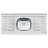 Pia Cozinha 120 cm de Inox Tramontina - 93041/527