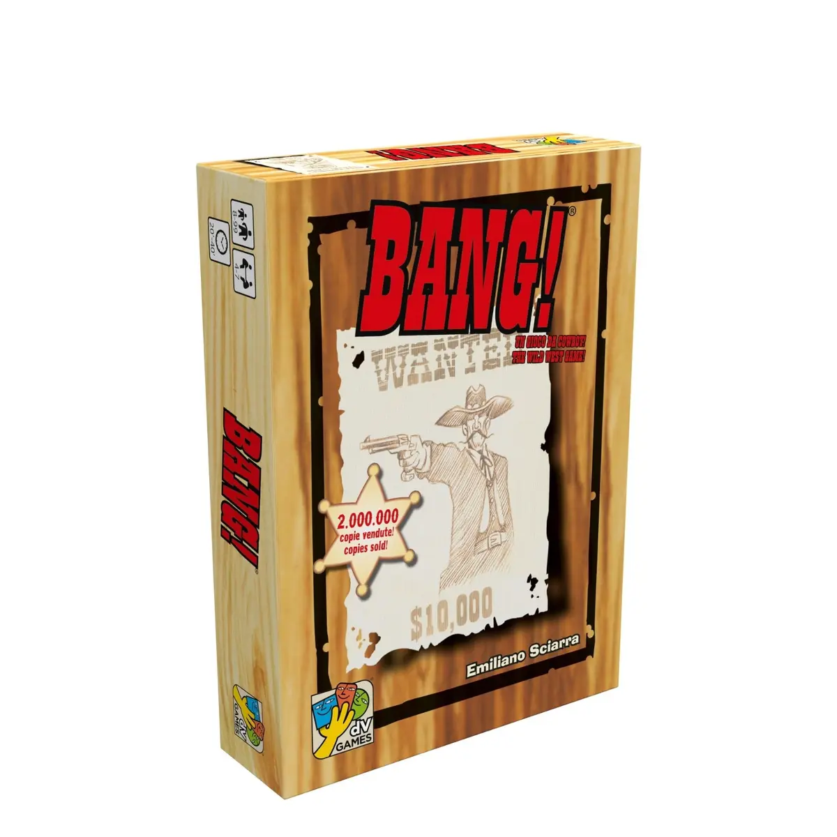 Galápagos,Bang,Jogo de cartas para família e amigos,4 a 7 jogadores,A partir de 8 anos,Partidas de até 30 min.