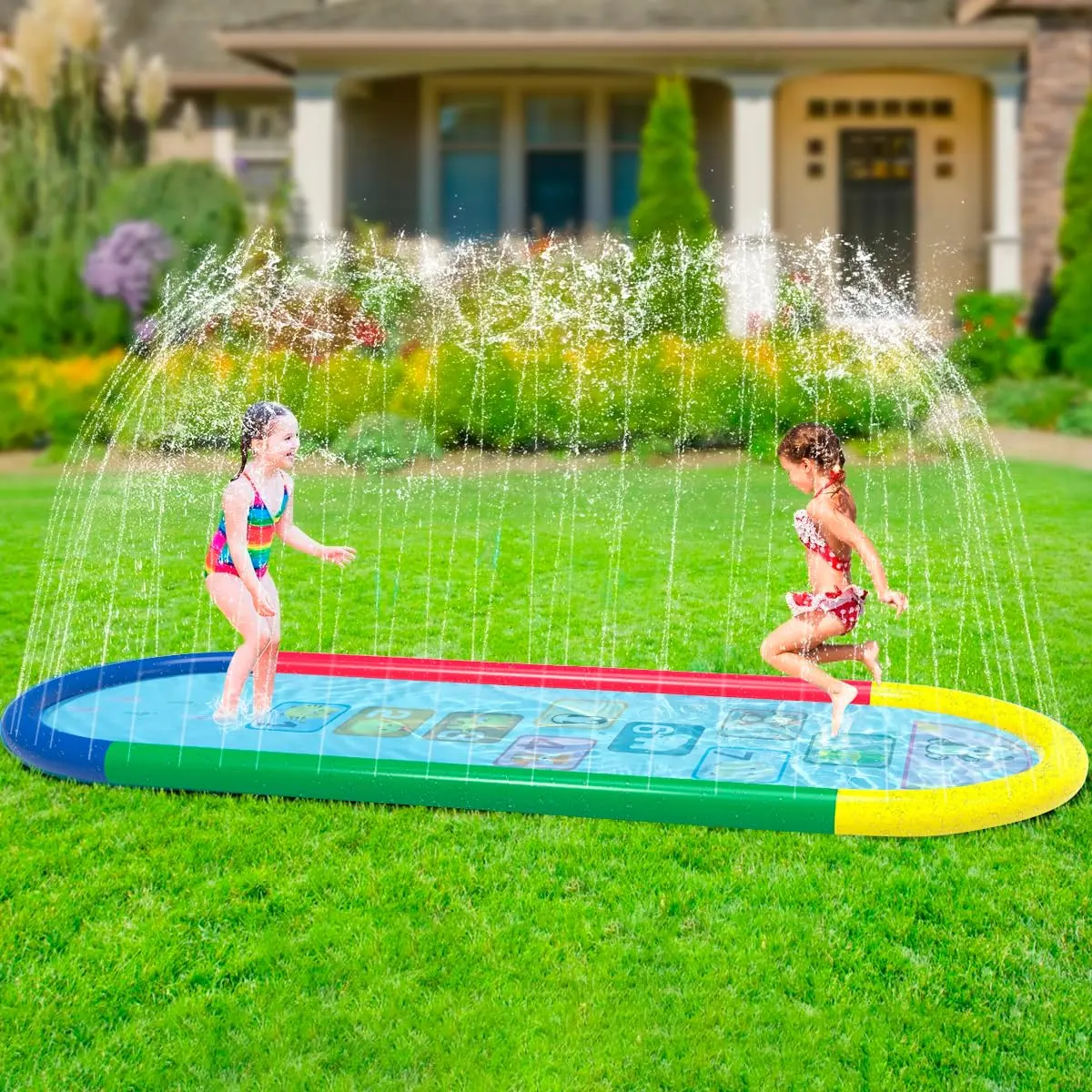 Splash Sprinkler Pad Piscina Chafariz Infantil 250 * 100cm