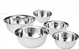Conjunto 5 Tigelas Inox para Cozinha - 1
