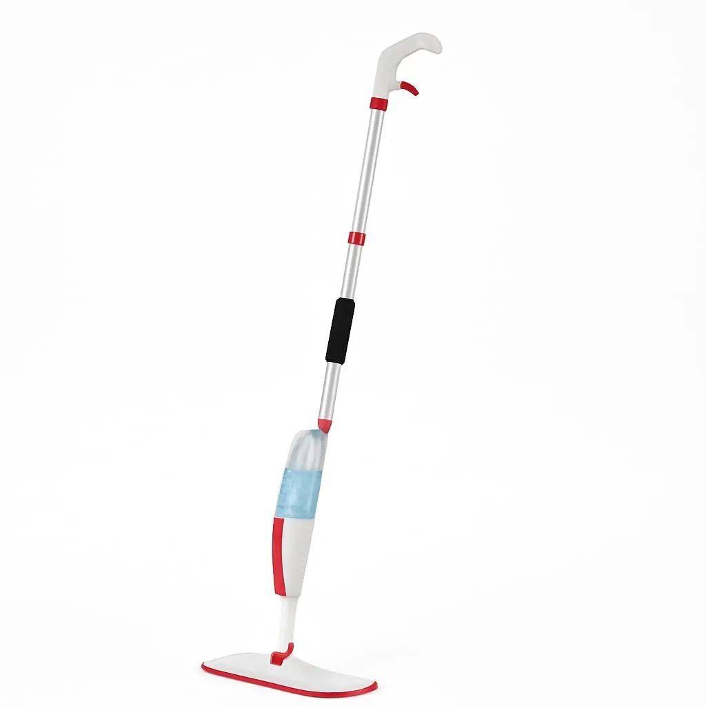Mop Spray Multiuso com Reservatório – Limpeza Sem Balde, Borrife e Pronto! | Base Giratória + Pano Microfibra Reutilizável | Ideal para Casa, Cozinha e Comércio