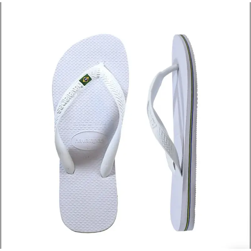 Chinelo Borracha Dedo Masculino Tradicional 3 Listras Bandeira Brasil