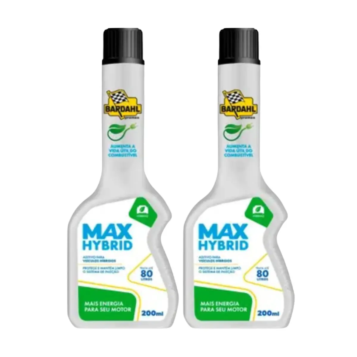 Kit 2 Aditivos Max Hybrid Para Veículo Híbrido 200ml