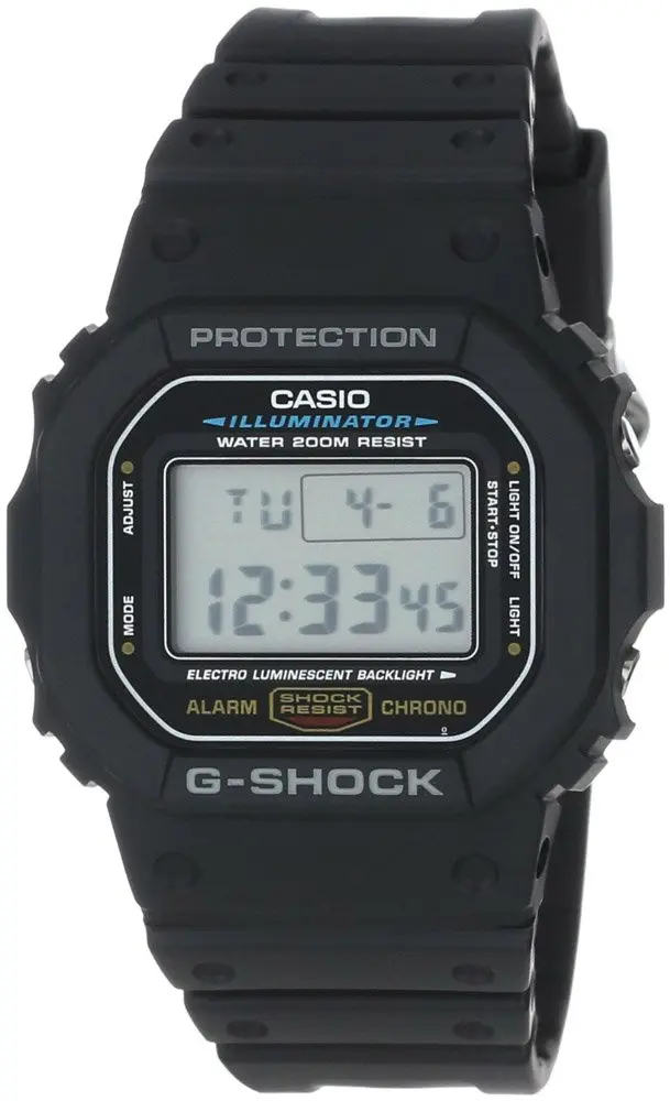 Casio DW5600E-1V G Shock - Digital-200M Wr - Clássico