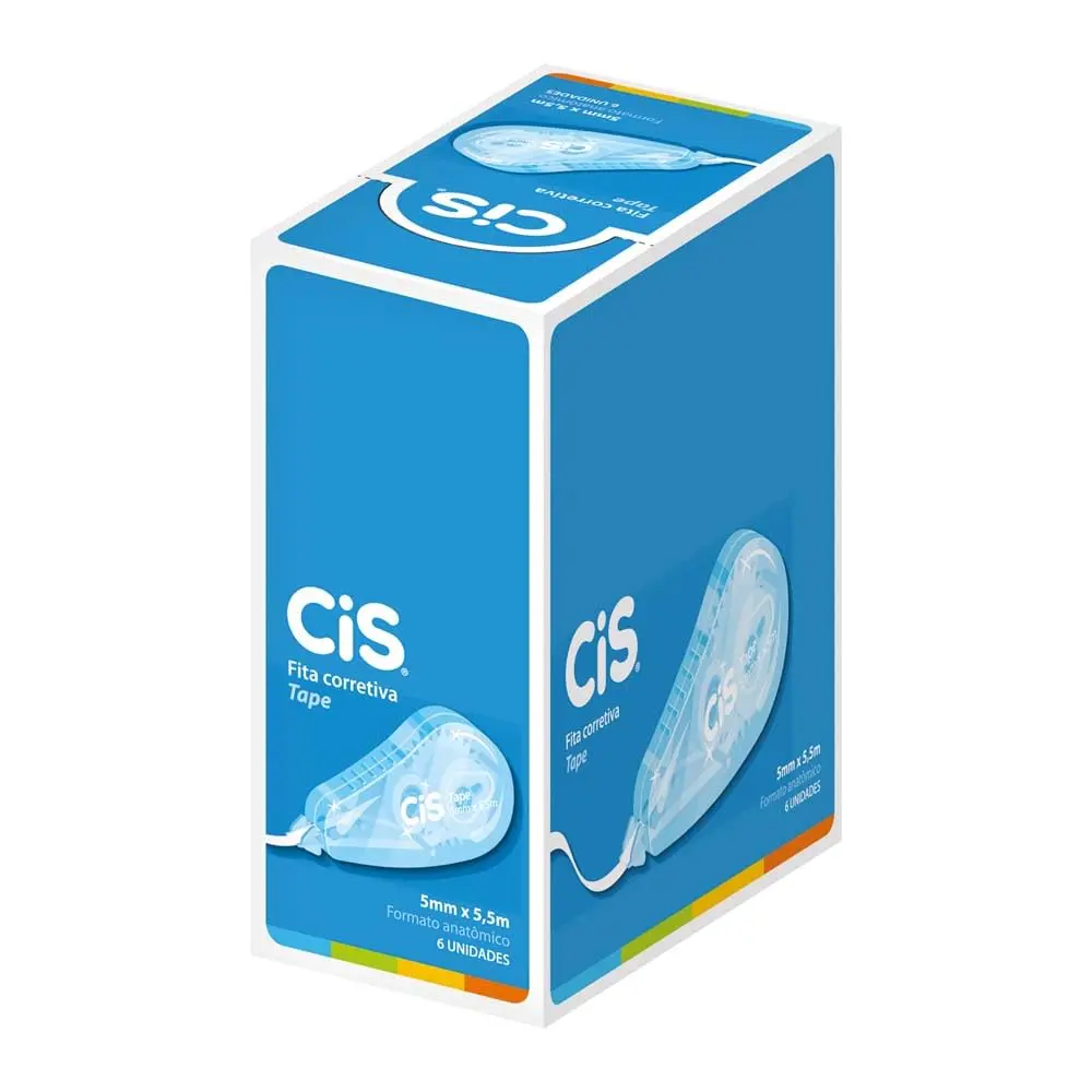 CIS TAPE FITA CORRETIVA 5MM X 5,5M C/6