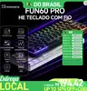 Teclado mecânico magnético Akko monsGeek fun60 60% gatilho rápido 0.01mm 8k - 1