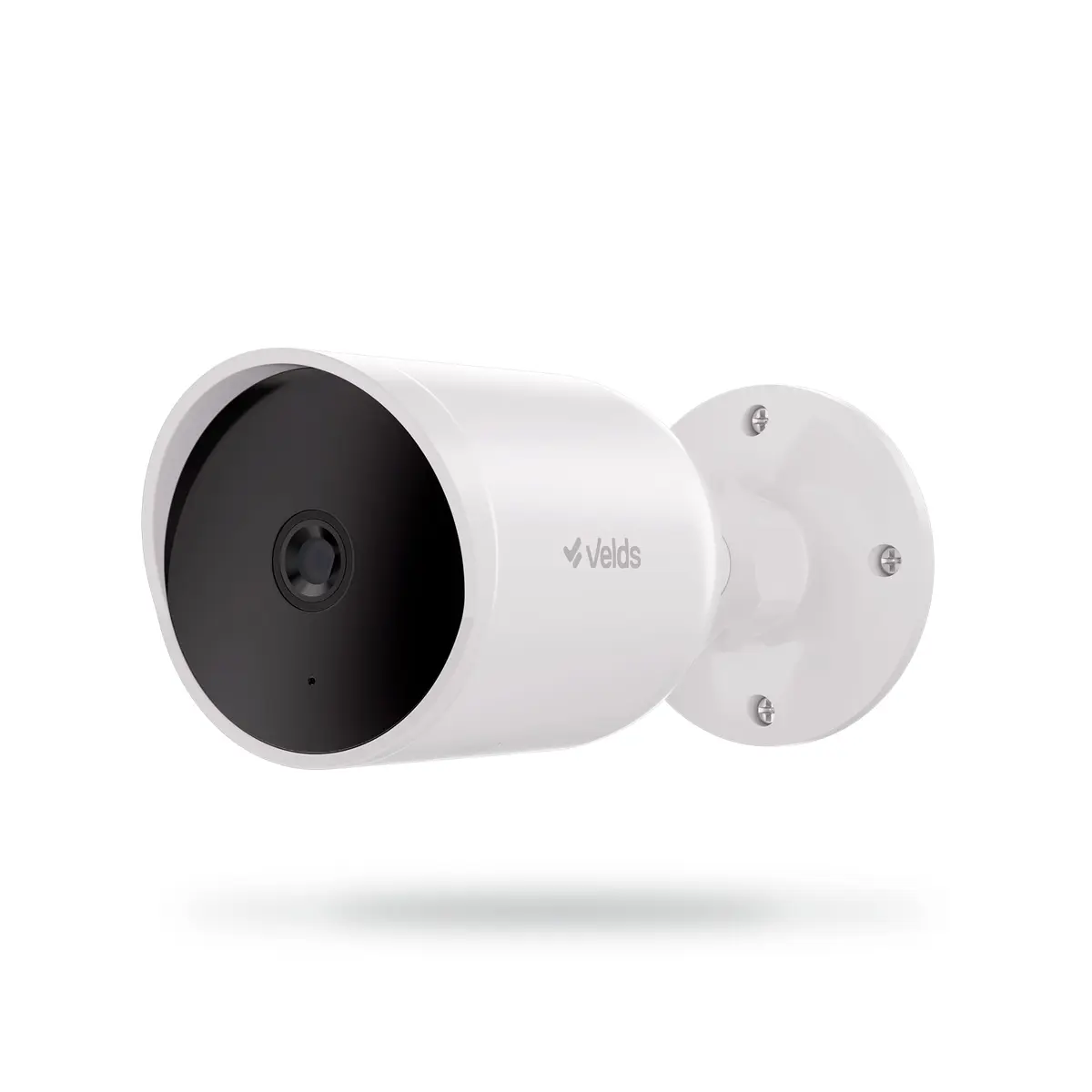 Câmera Inteligente Externa Velds, Wi-Fi, 2K, Resistente à Água IP66, Visão Noturna Infravermelha, Detecção de Movimento, Áudio Bidirecional, Cartão SD até 256GB, Branco - 1