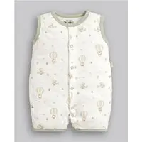 Infantil - Macacão Curto Banho de Sol Regata Anjos Baby G Verde