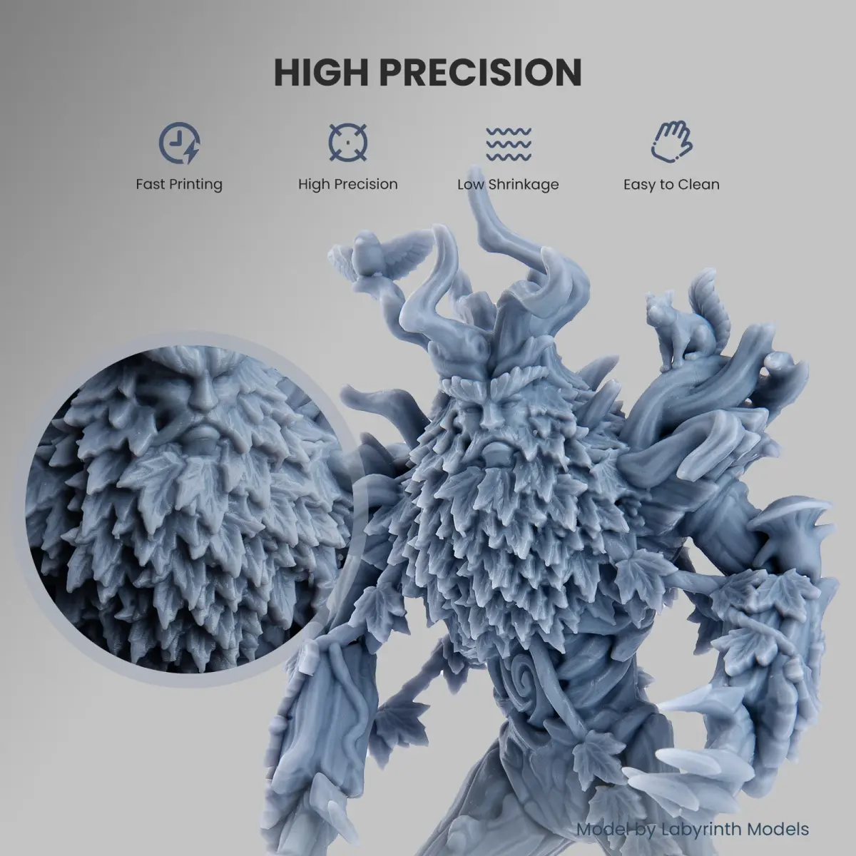 【Compre 1 e leve 1 grátis】Resina padrão para impressora 3D ELEGOO, 1 kg, resina de cura UV para LCD, 405 nm, resina fotopolimérica padrão para impressora 3D LCD.