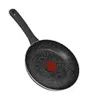 Frigideira Rochedo Stone Pro 20cm Preta com Efeito Pedra e Antiaderente Minerium, Alta Resistência e Durabilidade, Cabos Ergonômicos e Base Limpa Fácil