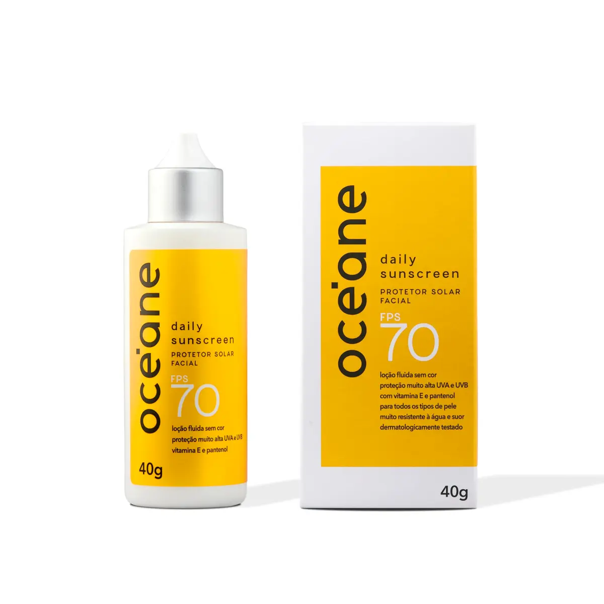 Protetor Solar Facial Océane Daily Sunscreen, FPS 70 - 1