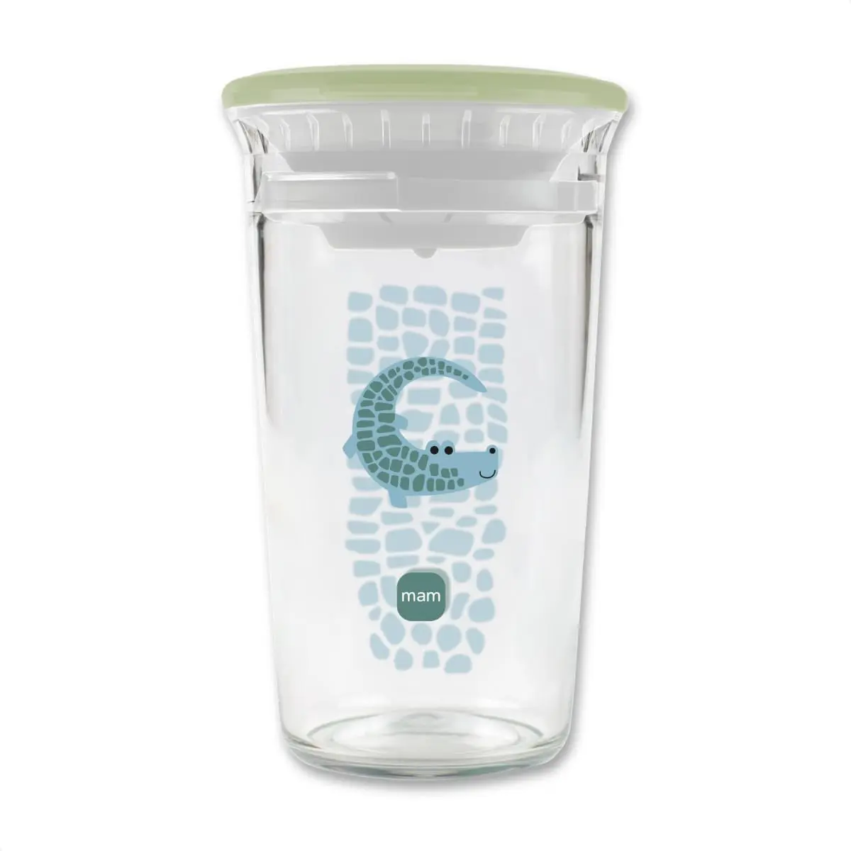Copo Plástico de Transição com Tampa e Válvula 360° 290ml Mam Fácil de Beber CP70311