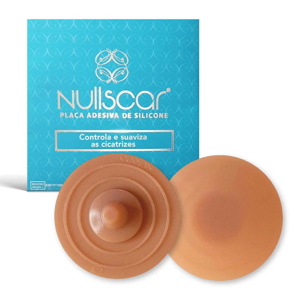 Órtese Umbilical NullScar para Cicatrizes e Pós-Cirúrgico – Adesivo com Óleo de Rosa Mosqueta e Vitamina E – Suporte Pós-Cirúrgico Reutilizável e Flexível – Bege/Nude - 1