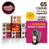 [Cashback DG CLUB] 65 Caixas  Dolce Gusto + 1 Gênio S Basic