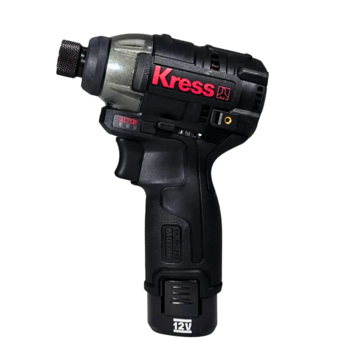 Chave de Impacto Brushless 12V Kress KH203 – 160 Nm, 3 Velocidades, 2 Baterias 2.0Ah e Carregador Bivolt - 1