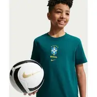 Camiseta Brasil Nike Crest Infantil