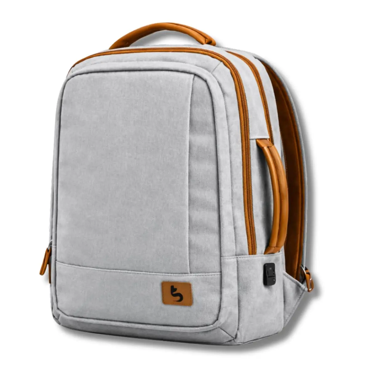 Mochila Executiva Premium para Notebook, Resistente à Água, Reforçada, Expansível com Cabo USB, Unissex, Mochila Para Viagem 30 litros BlidShop