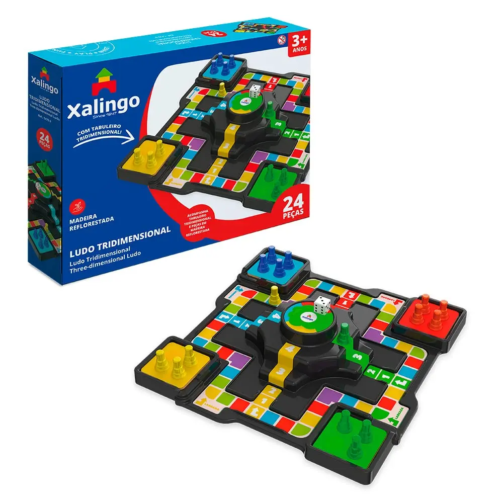 Ludo Tridimensional Xalingo - 1