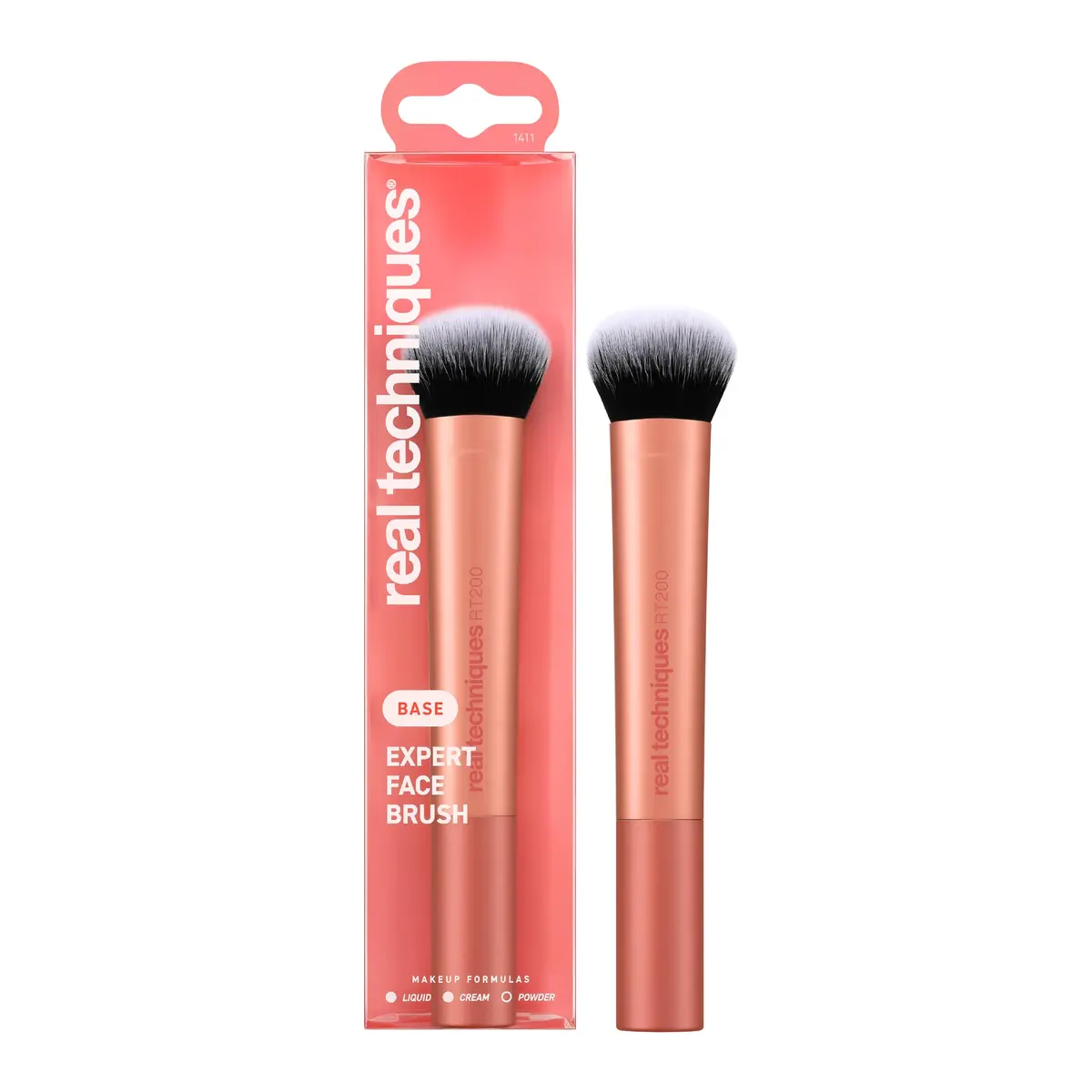 Real Techniques Pincel para Aplicação de Base Expert Face Brush, Amarelo - 1