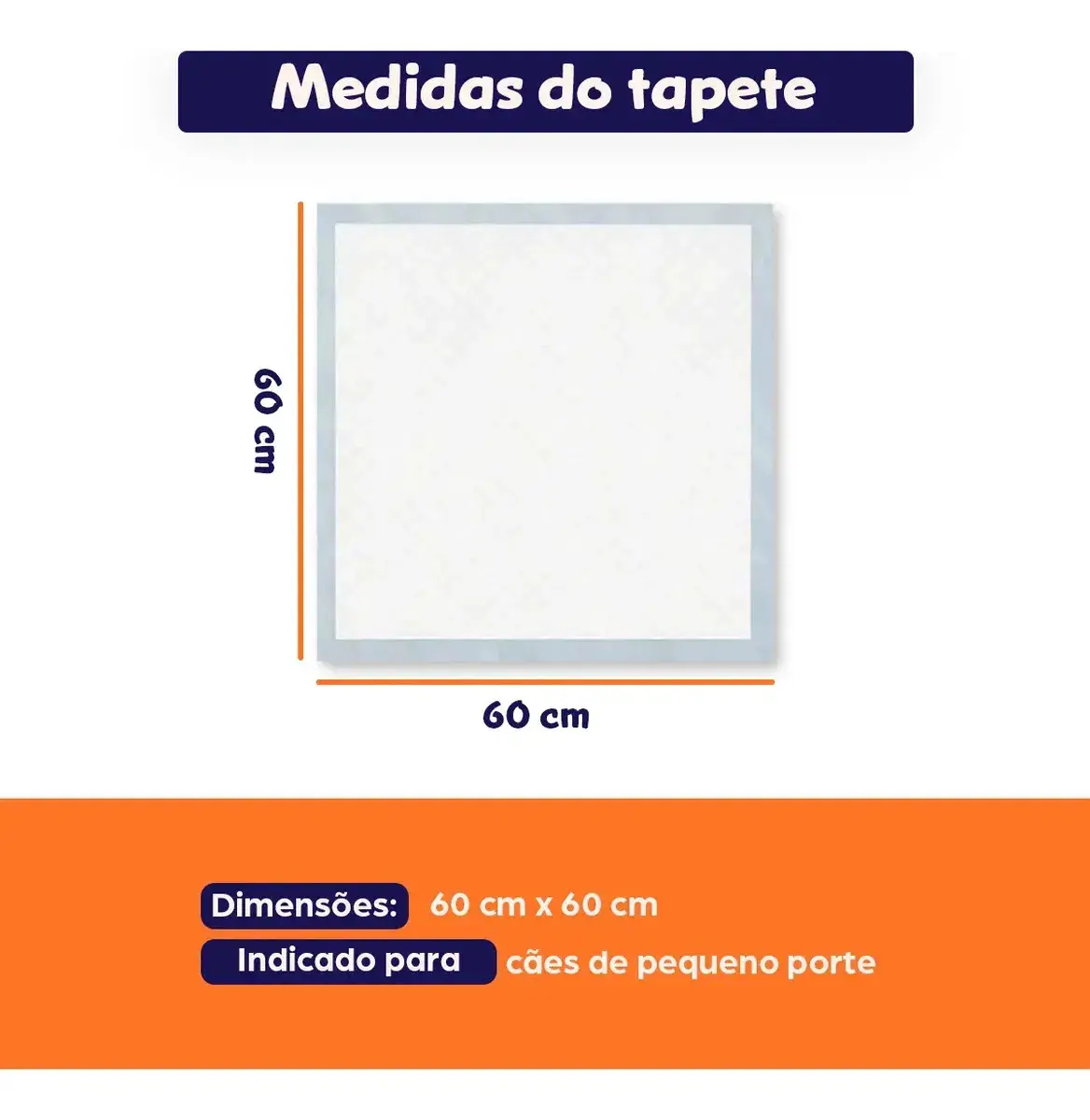 Tapete Higiênico Pet 50 Unidades 60x60 Descartável Cão Gato thumbnail 3