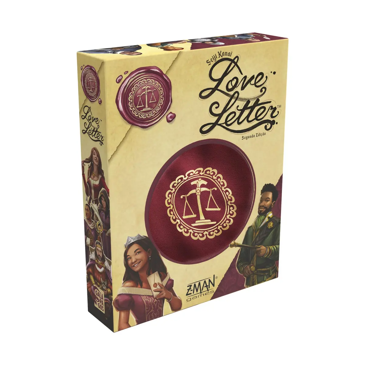 Galápagos, Love Letter (2ª Edição), Jogo de Cartas | 2 a 6 Jogadores, Idade 10+, Partidas de até 30 Minutos, Dedução e Gestão de Mão