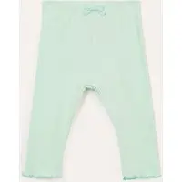 calça infantil de algodão verde - 1
