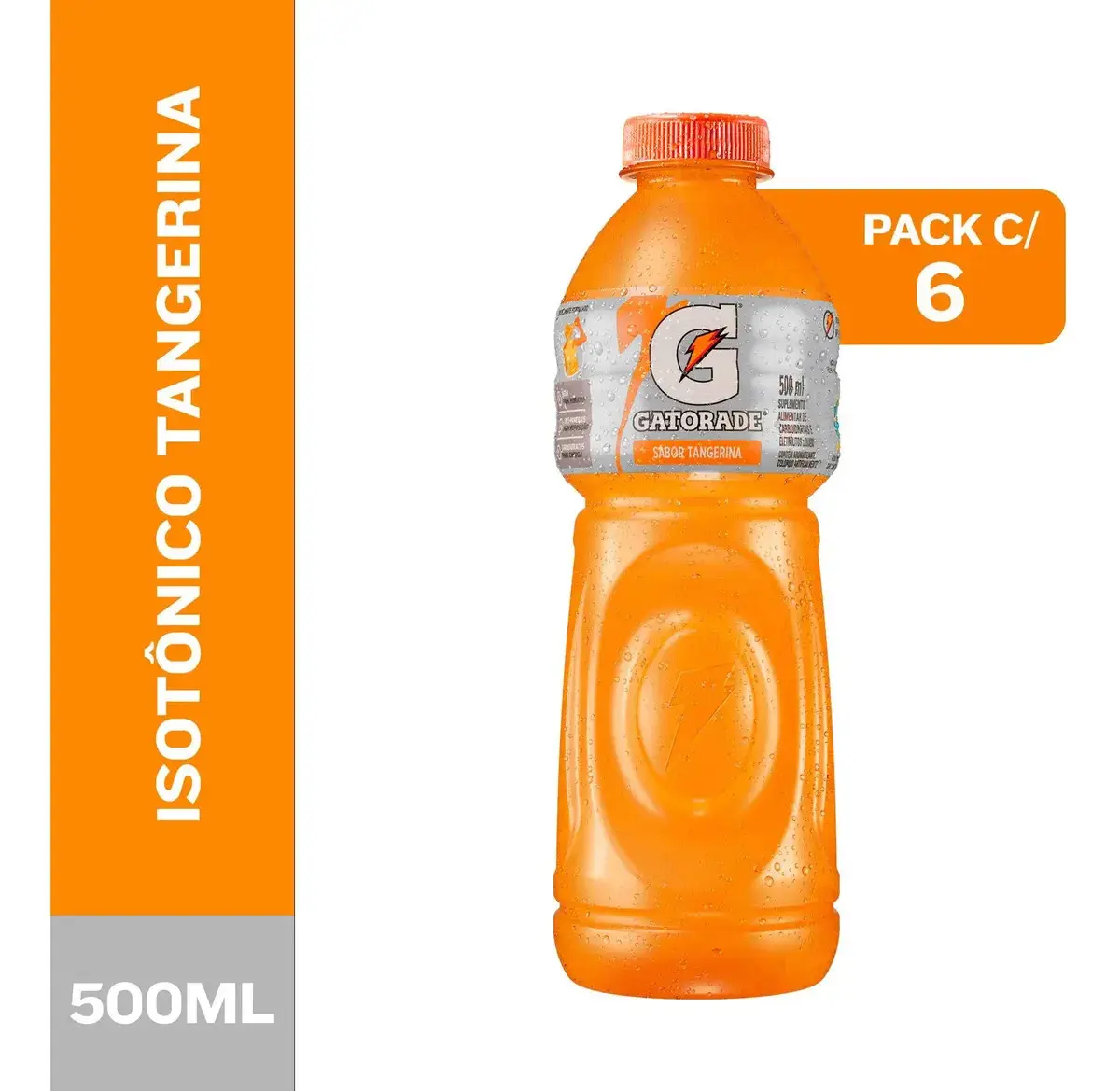 Gatorade Tangerina 500ml - Pack Com 6 Unidades thumbnail 6