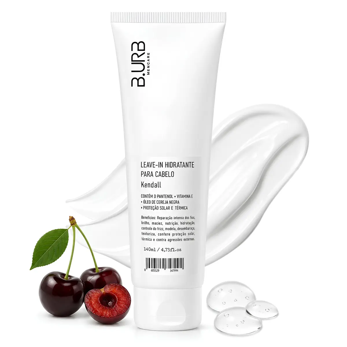 B.URB Original Leave-in Masculino Kendall 150ml | Antifrizz, Proteção Térmica
