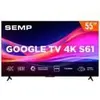 Smart TV 55 Google TV LED Ultra HD 4K Semp 55S61 3 HDMI 1 USB Bluetooth HDR10 Bivolt - 1