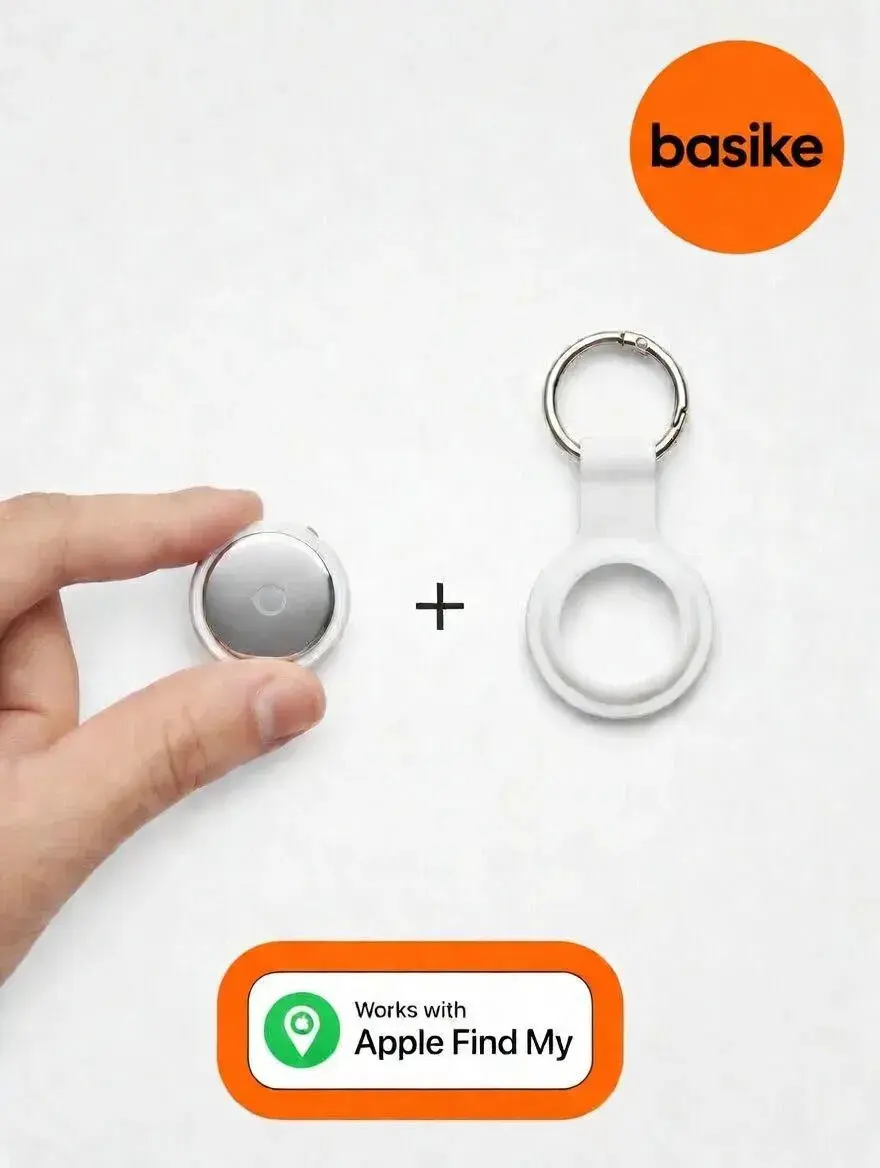 Localizador de Objetos Basike p/ Apple Find My Branco