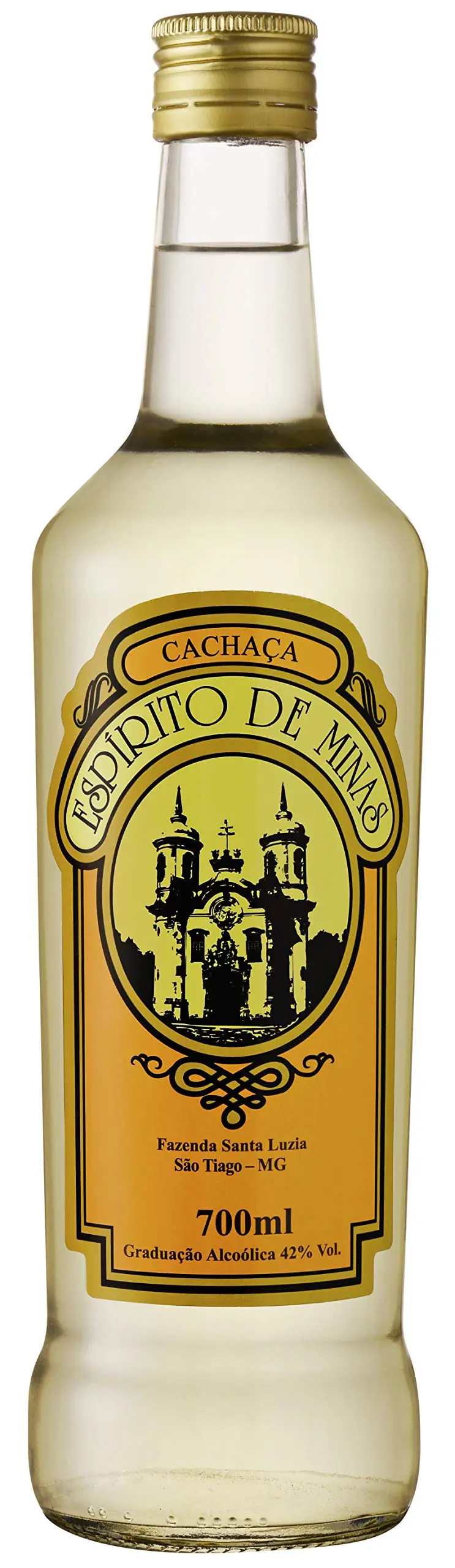 Cachaça Espírito de Minas Tradicional Artesanal de Alambique 700ml