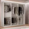 Roupeiro Casal Closet Light com 3 Prateleiras Moderna - Branco - 1