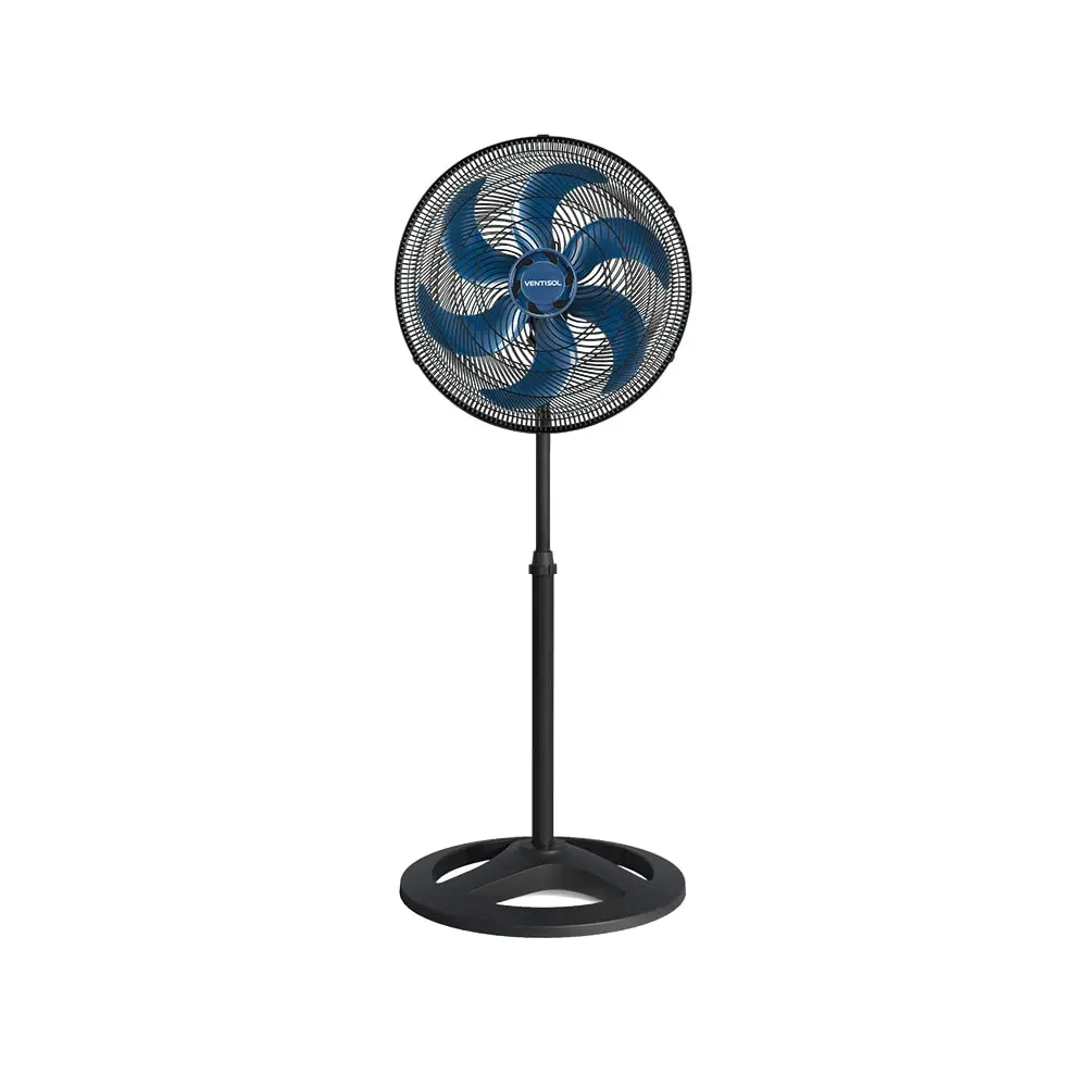 Ventisol Ventilador de Coluna Oscilante, Turbo 6 Pás Premium, Azul, 50cm, 127V