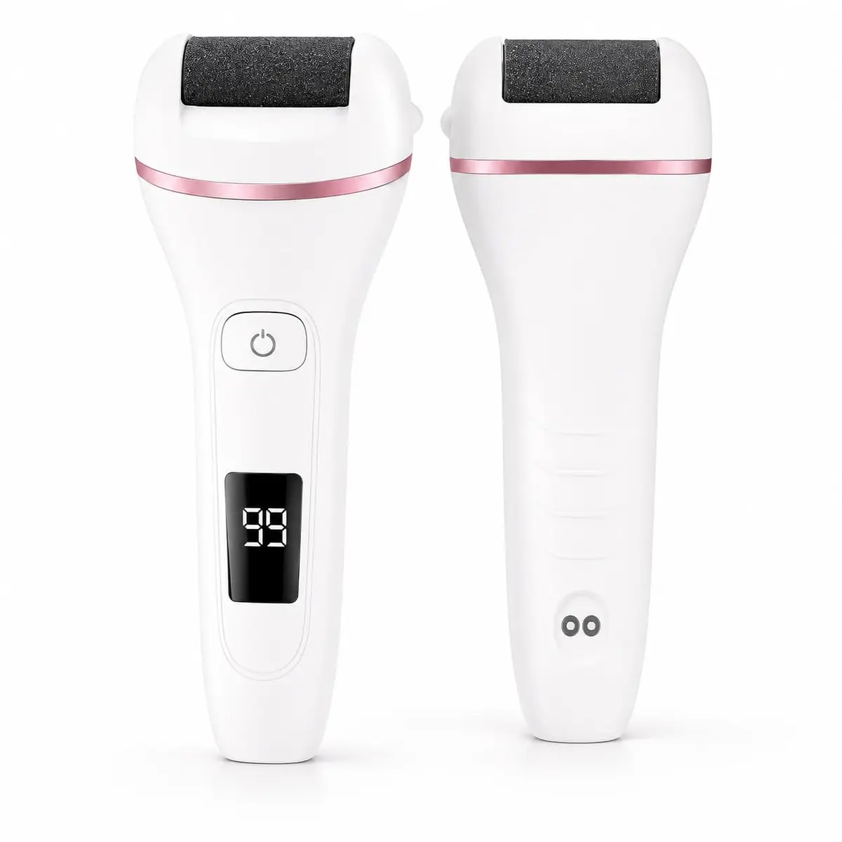 Lixador de Pés Elétrico para Calos Recarregável 3 Refis LED 2 Velocidades | Pés Mais Macios, Remoção de Asperezas e Autocuidado no Conforto de Casa - 1