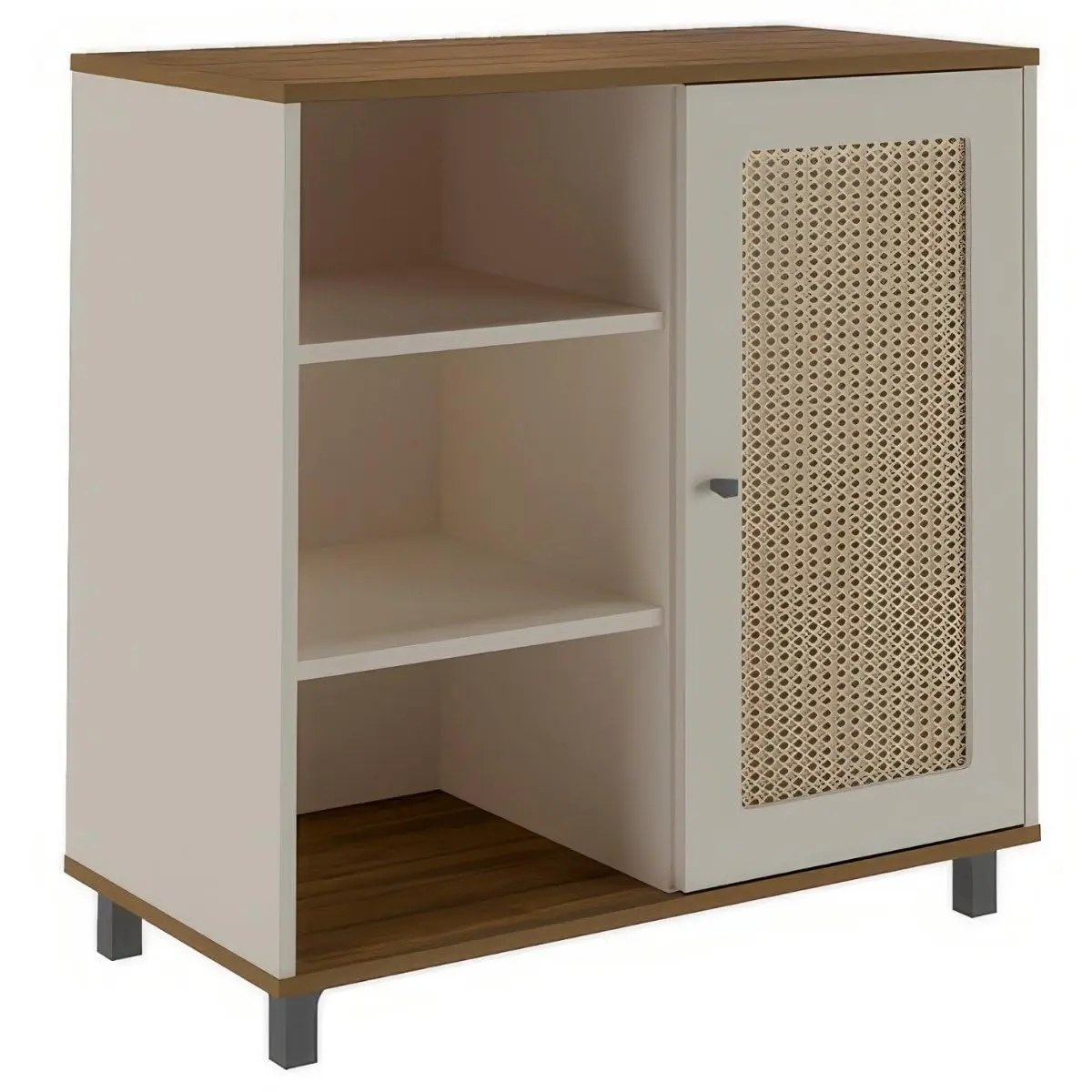 Artely Buffet Charlotte com 1 Porta, Pinho/Off White - 1