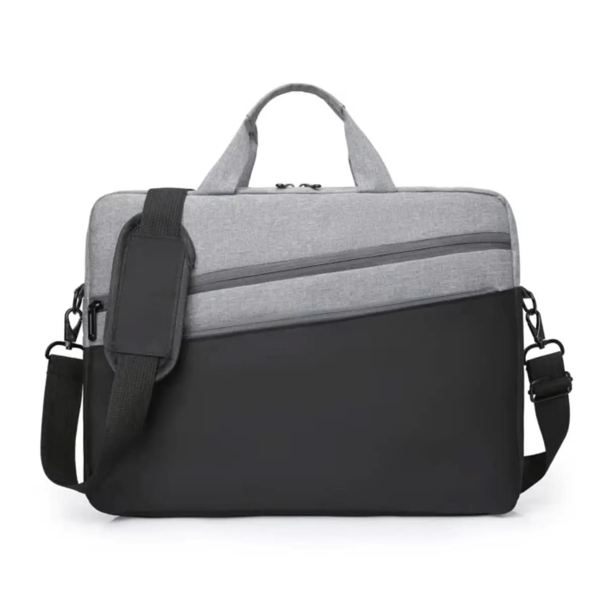 Capa Bolsa Maleta Notebook Com Alça De Ombro Alça De Mão Reforçada Impermeável Divisórias Case Note Bag Estojo Pasta Organizadora Notebook 16 Polegadas 2 Bolsos Externo Faculdade Escola Trabalho