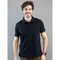 Camisa Polo Masculina Algodão Texturizada Manga Curta Anticorpus