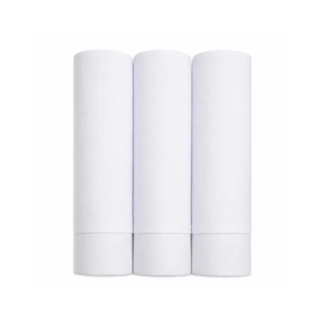 Fralda com Faixa Papi Baby Cores 60 cm x 58 cm 3 Unidades, Branco