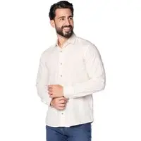 Camisa Masculina Amil Comfort Off White