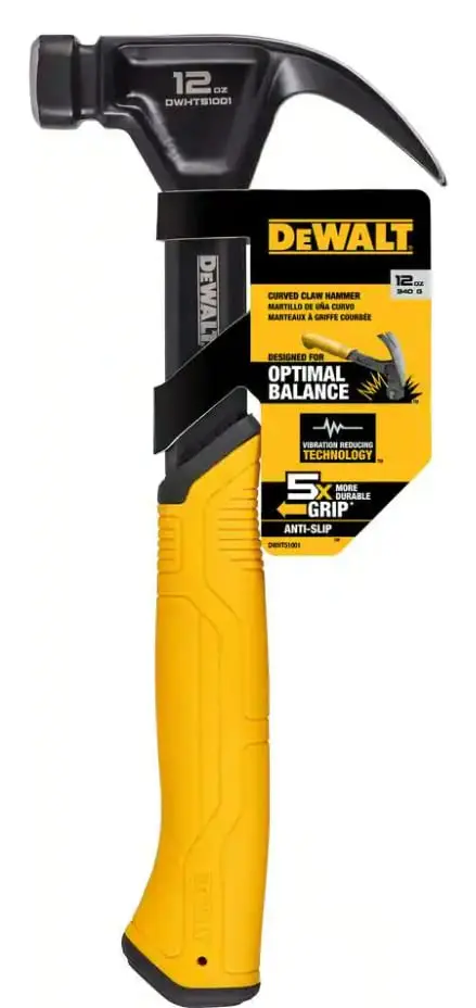 Martelo de unha curva de 340 g