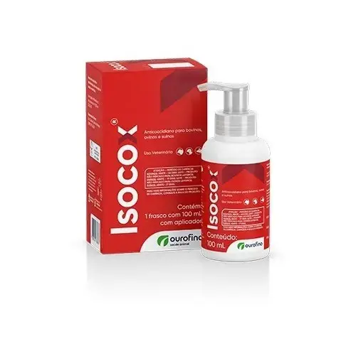 Isocox 100ml Ourofino Anticoccidiano para Suínos Bovinos Ovinos