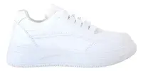 【Tam.: 34】Tênis Branco Feminino Casual Plataforma Recortes Fitscarpa - 1